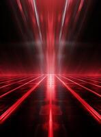 Ai Generative Backdrop Red Spotlights For Flyers, Banner and Backgrounds realistic image ultra hd high design photo