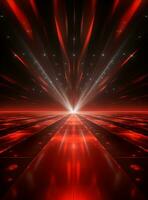 Ai Generative Backdrop Red Spotlights For Flyers, Banner and Backgrounds realistic image ultra hd high design photo
