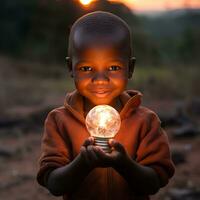 Hope for brighter future - AI generated photo