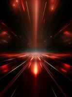 Ai Generative Backdrop Red Spotlights For Flyers, Banner and Backgrounds realistic image ultra hd high design photo