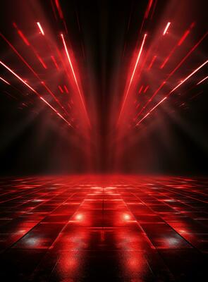 Disco on dance floor. Flower spots on floor. Color music indoors. 16786102  Stock Photo at Vecteezy