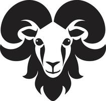 Black Flock Insignia Iconic Elegance Graphic Black Sheep Vector Vigilance