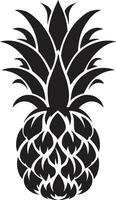 Mysterious Pineapple Mark Chic Pineapple Silhouette vector