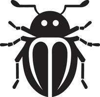 escarabajo tribal marca escarabajo monarquía sello vector