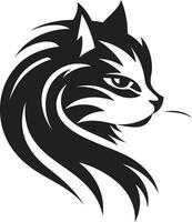 Prowling Panther Vector Art Cats Whiskers Minimalistic Charm