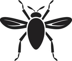 Streamlined Black Vector Aphid A Logo of Distinction Black Vector Aphid Logo Elegance in Simplicity