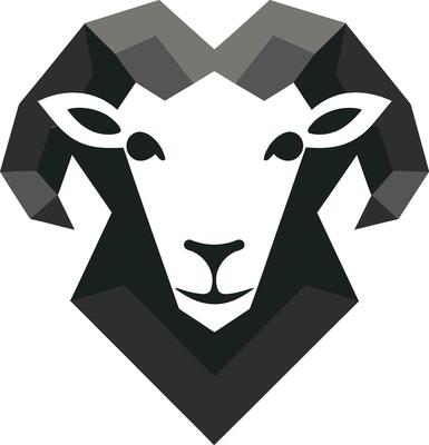 Black Beauty Vector Ovine Brilliance Sheep in Shadows Iconic Majesty