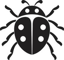 Majestic Details Sleek Ladybug Profile Silent Beauty in Shadows Ladybug Logo vector