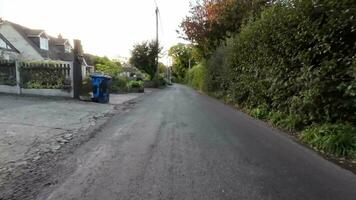 Herbst Fahrt durch still Landschaft Straßen video