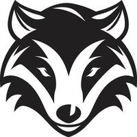 Badger Monarch Symbol Badger Crowned Badge vector