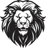 feroz legado negro león emblema en vector el legado de poder elegancia soltado negro león logo diseño excelencia el poder de gracia