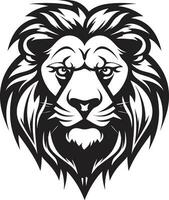 The Roaring King Black Lion Icon Excellence   The Monarchs Roar Ferocious Mastery Black Vector Lion Logo   The Mastery of Ferocity