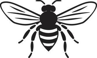 Simplicity of the Hornet in Shadows Monochrome Majesty Vectorized Hornet Iconic Minimalism vector