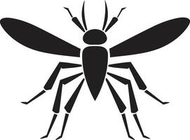 limpiar mosquito logo moderno mosquito símbolo vector