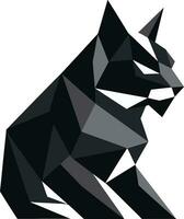 Bobcat Vector Design A Wild Predator Animal Bobcat Vector A Fierce and Beautiful Wild Cat