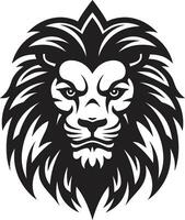 Graceful Roar Black Vector Lion Logo Design   The Sublime Sound of Authority Savage Authority Black Lion Icon Emblem   The Symbol of Command