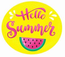 summer composition with fruit. vector image