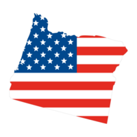 oregon Karta. Karta av Oregon. USA Karta png