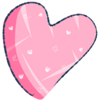 minimal simple pink heart png