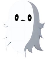 a cute ghost icon. AI-Generated. png