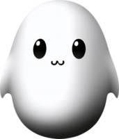 a cute ghost icon. AI-Generated. png