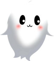 a cute ghost icon. AI-Generated. png