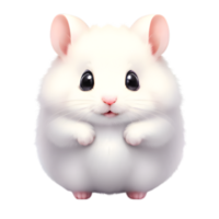 uma fofa hamster. gerado por IA png