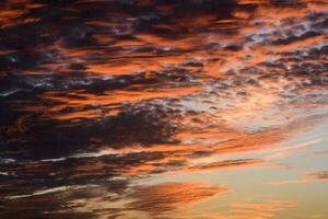 Clouds in the sky photo