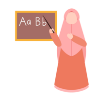 Muslim Teacher Illustration png