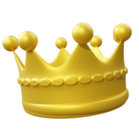 3d or Royal Roi couronne png