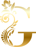 oro lettera g png