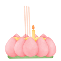 loy krathong tag png