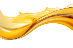 Golden oil liquid. AI Generative png