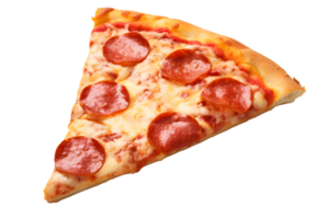 delicioso clássico pizza fatiar. ai generativo png