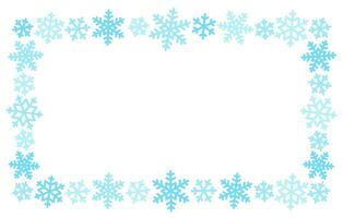 nieve escarcha marco frontera decorativo antecedentes vector