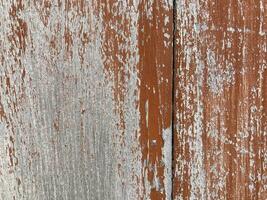 Old red wood wall texture. photo