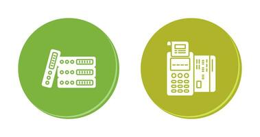 Binders and Pos terminal Icon vector