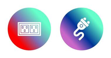 Socket and Plug Icon vector