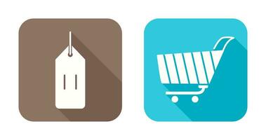 deals and shopping cart Icon vector