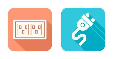 Socket and Plug Icon vector