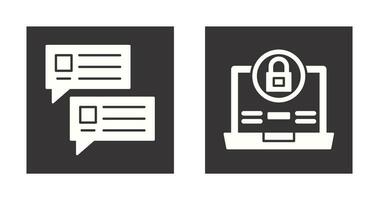 Lock and Project Consulting Icon vector