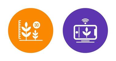 Growth and Device Icon vector