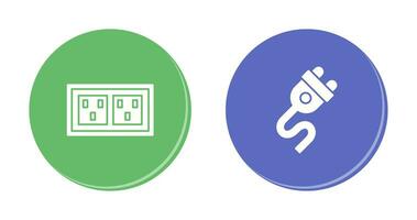 Socket and Plug Icon vector