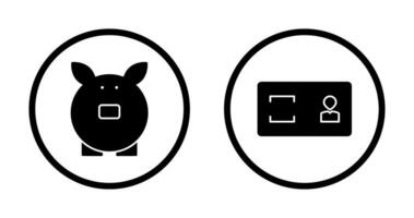 savings and membership card Icon vector