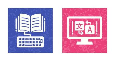 Study and Language Icon vector