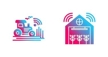 Cultivation and Warehouse Icon vector