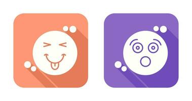 Naughty and Surprised Icon vector