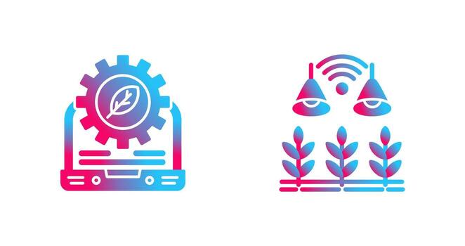 Setting and Light Icon vector