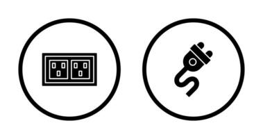 Socket and Plug Icon vector