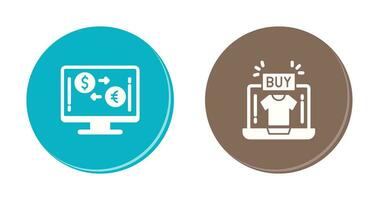 Currency Exchange and Buy Icon vector